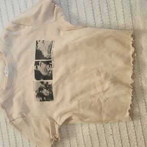 Beige Graphic T-Shirt